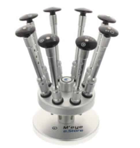 Essilor Rotating Stand with 8 Nutdrivers